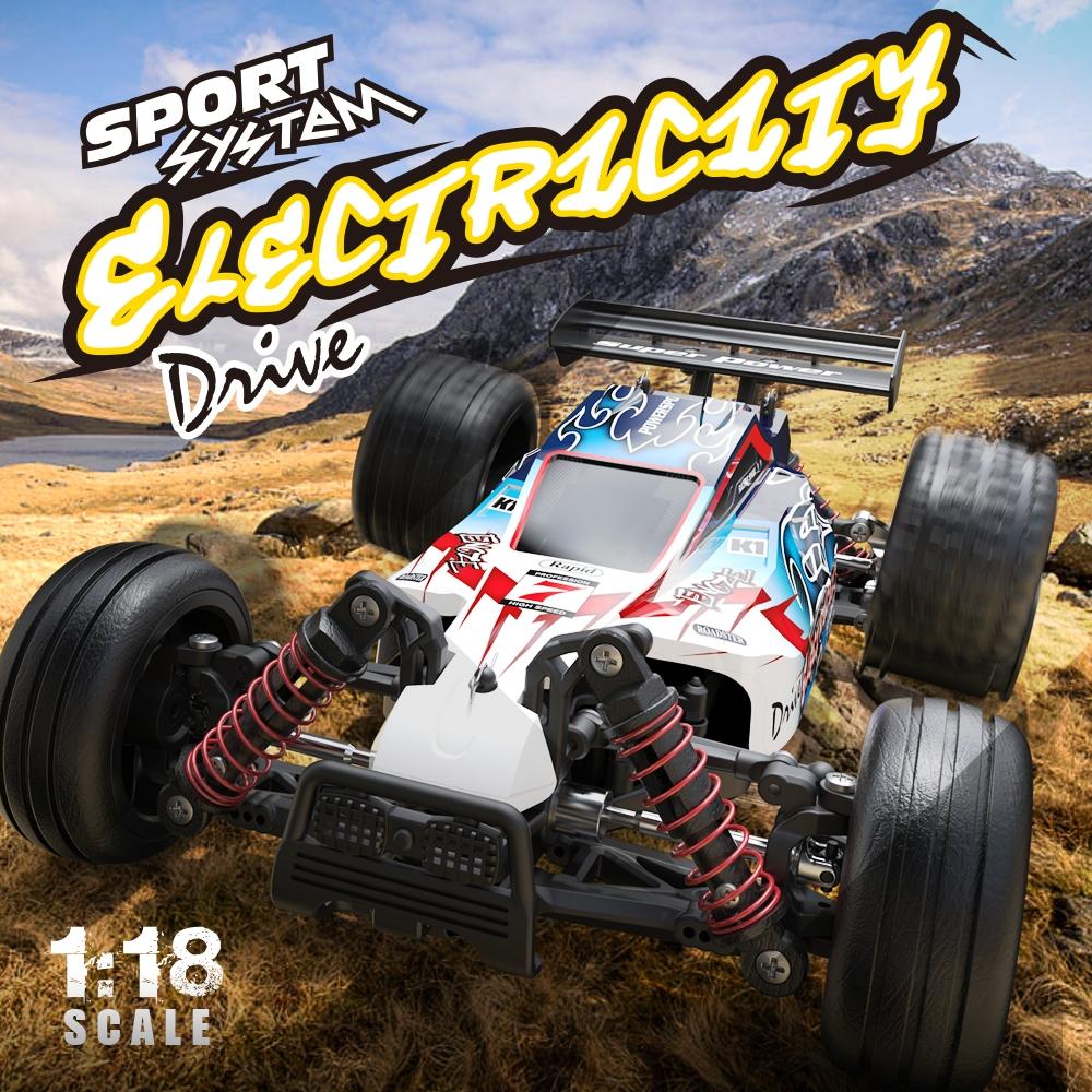High Speed 4wd Rc Car - 1 18 Scale - Blue 5