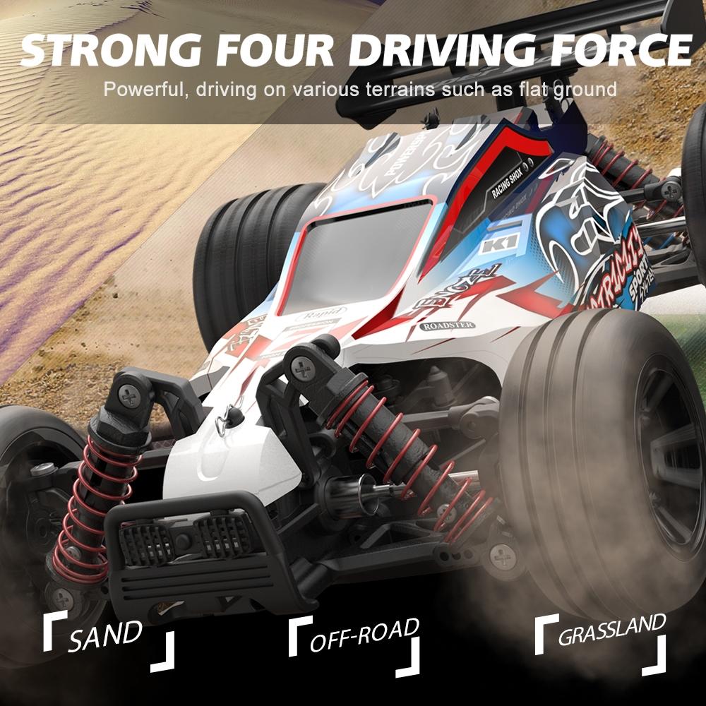 High Speed 4wd Rc Car - 1 18 Scale - Blue 6