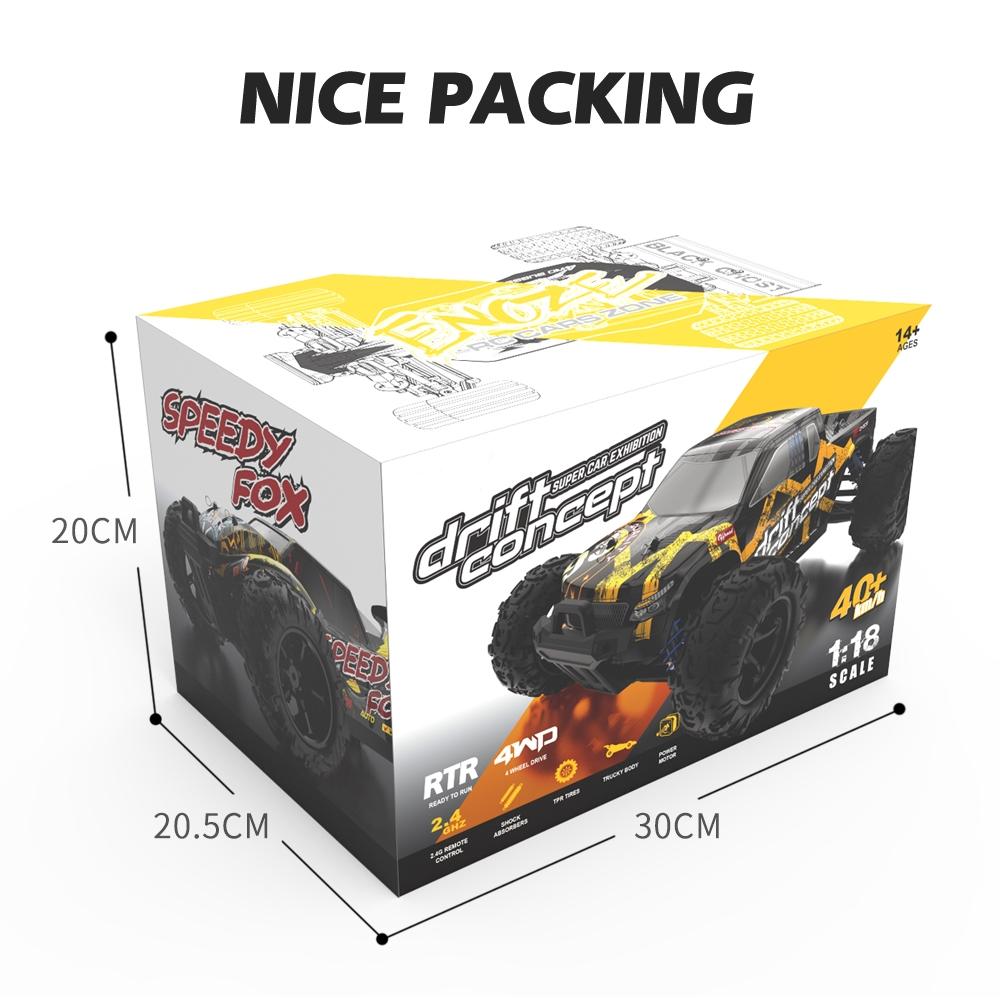 High Speed 4wd Rc Car - 1 18 Scale - Blue 7
