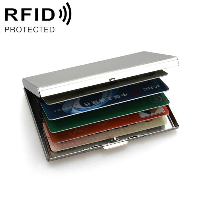 Anti-degaussing Stainless Steel Card Box