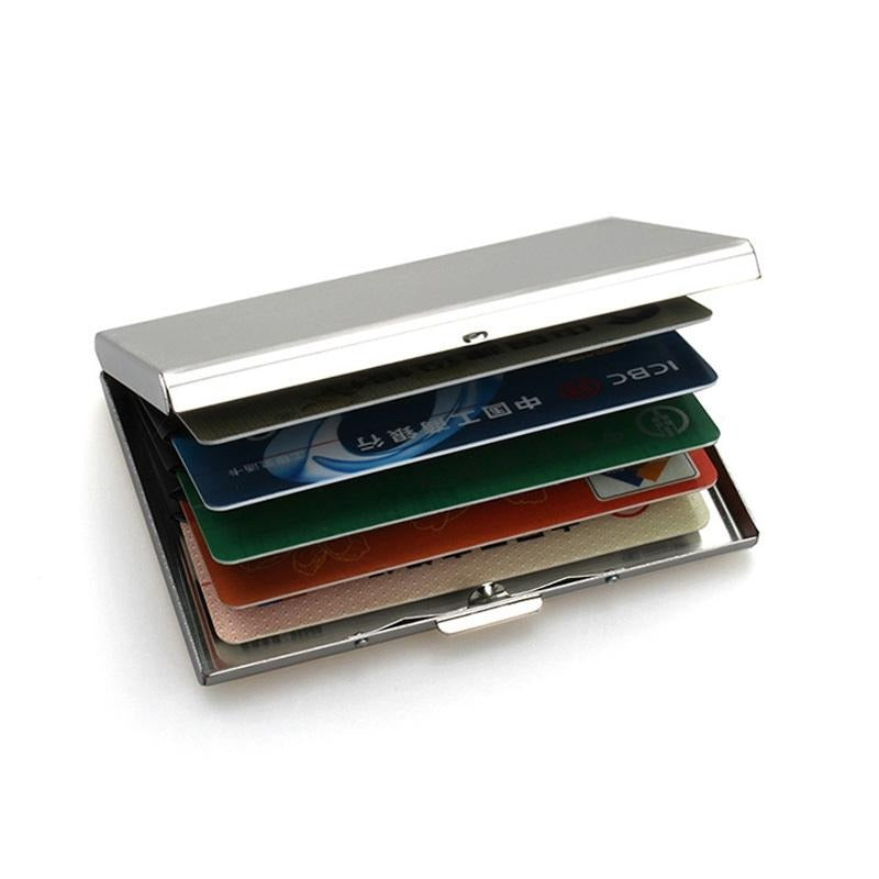 Anti-degaussing Stainless Steel Card Box