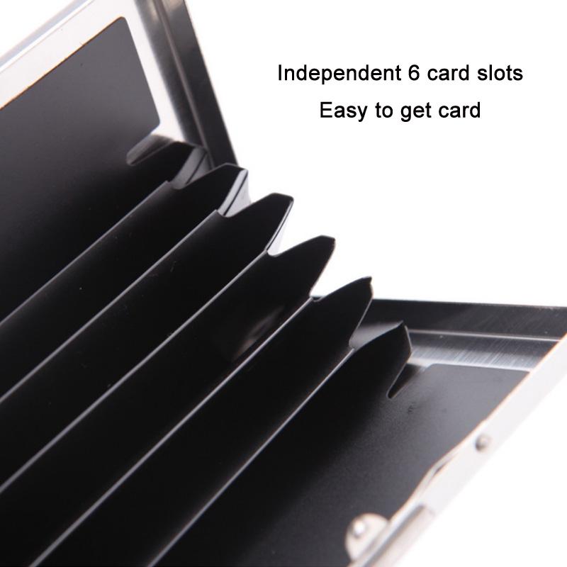 Anti-degaussing Stainless Steel Card Box 5