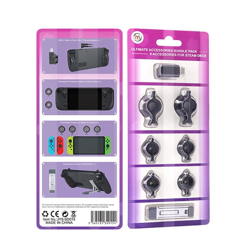8-piece Raptor Protection Kit for Nintendo Switch and Steam Deck - Universal Fit 10