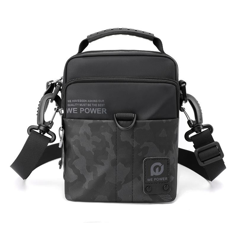 Lightweight Men Sports Shoulder Bag Compact And Functional - Black