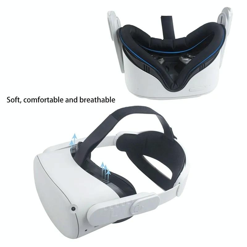 Anti-sweat Eye Mask for Meta Quest 2 Vr Headset - Black 5