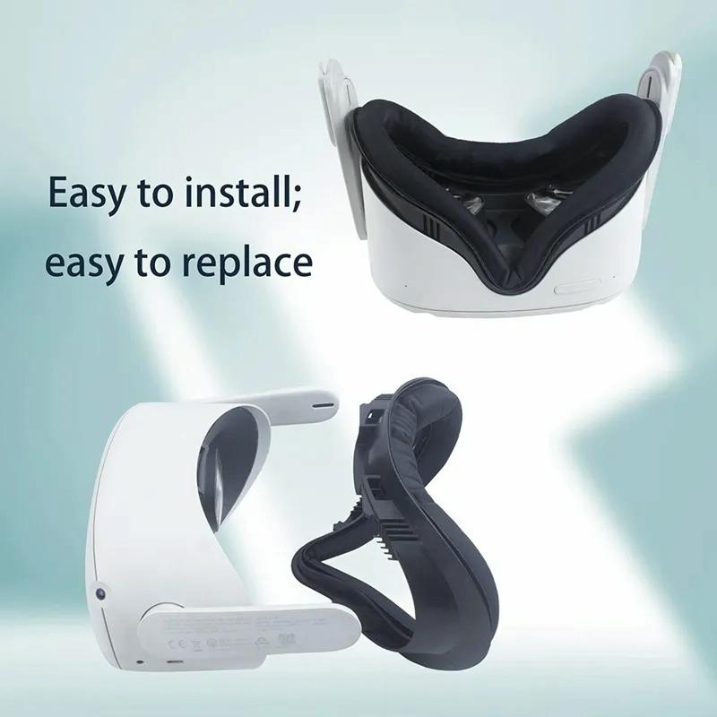 Anti-sweat Eye Mask for Meta Quest 2 Vr Headset - Black 6