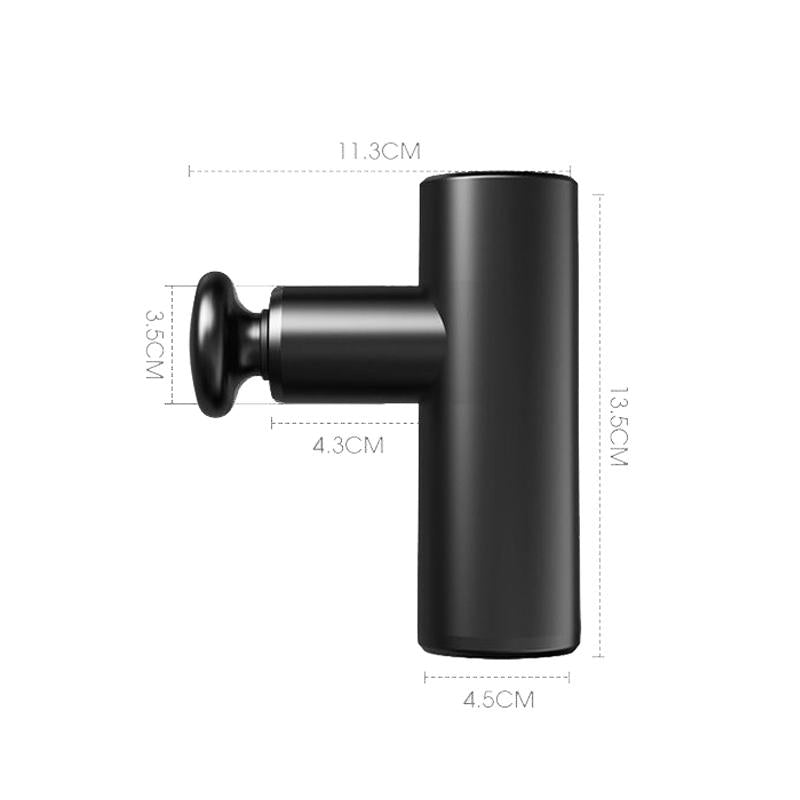 Portable Brushless Muscle Massager - Black 4