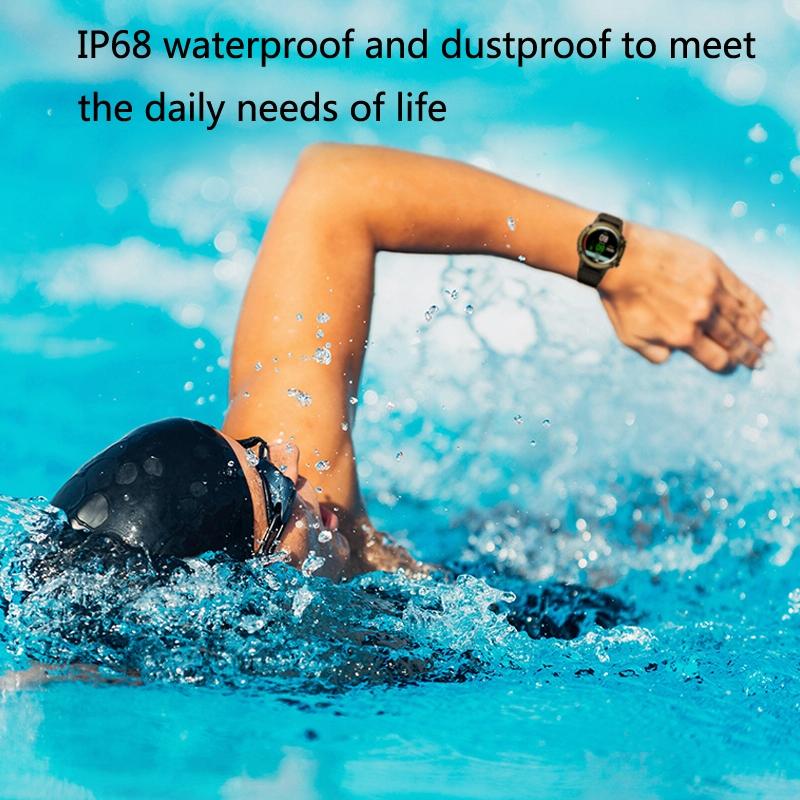Waterproof Bluetooth Bracelet With Hr And Temperature Tracking - Yellow 7