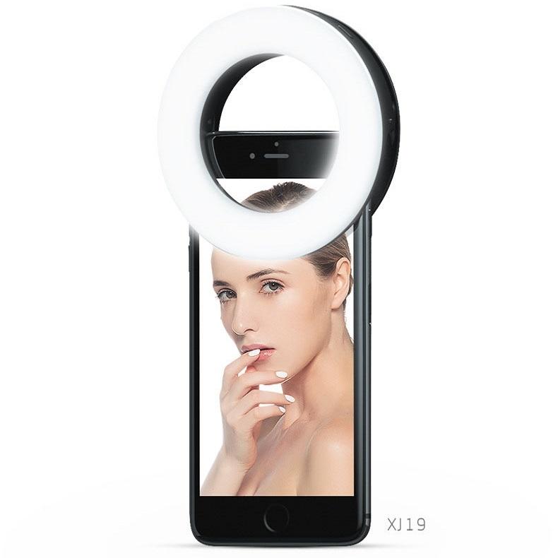 Selfie Ring Light for Mobile Phones - Beauty Enhancer - White 3