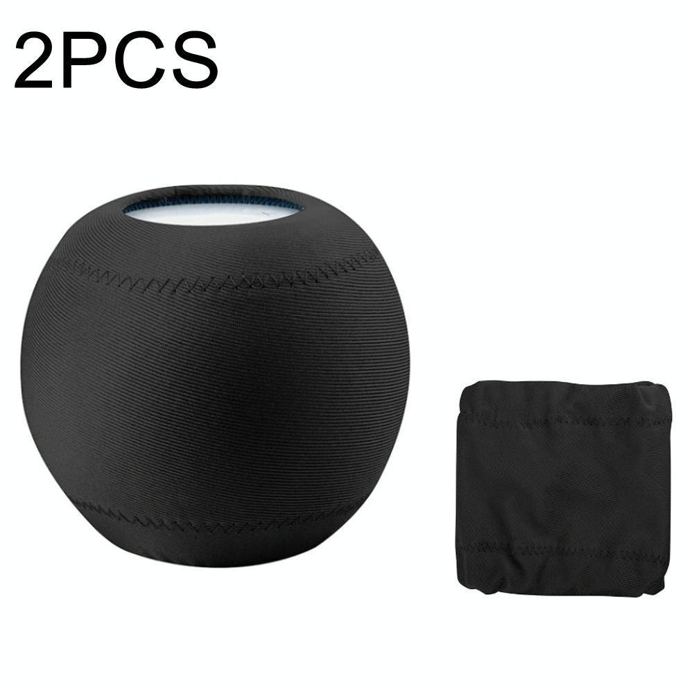 Protective Cloth Cover for Homepod Mini Speaker - Set of 2 - Light Gray 6