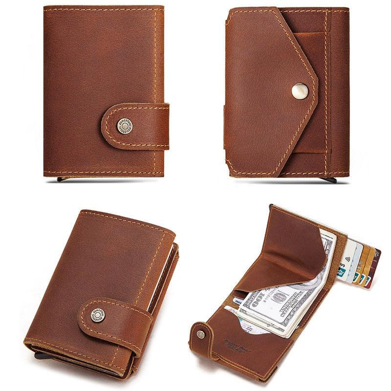 Secure Rfid Credit Card Holder - Compact Design - Black