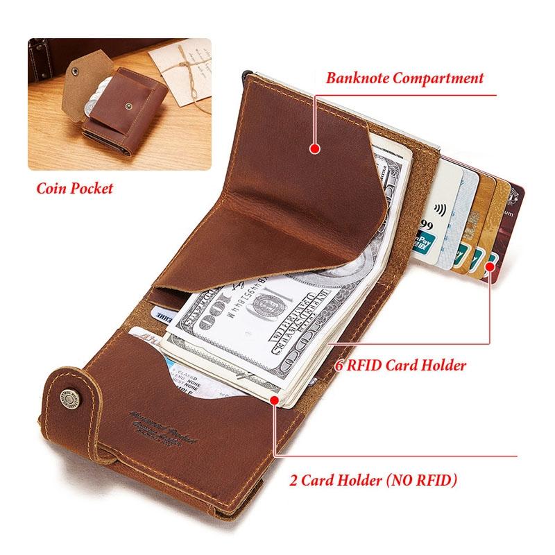 Secure Rfid Credit Card Holder - Compact Design - Black 5
