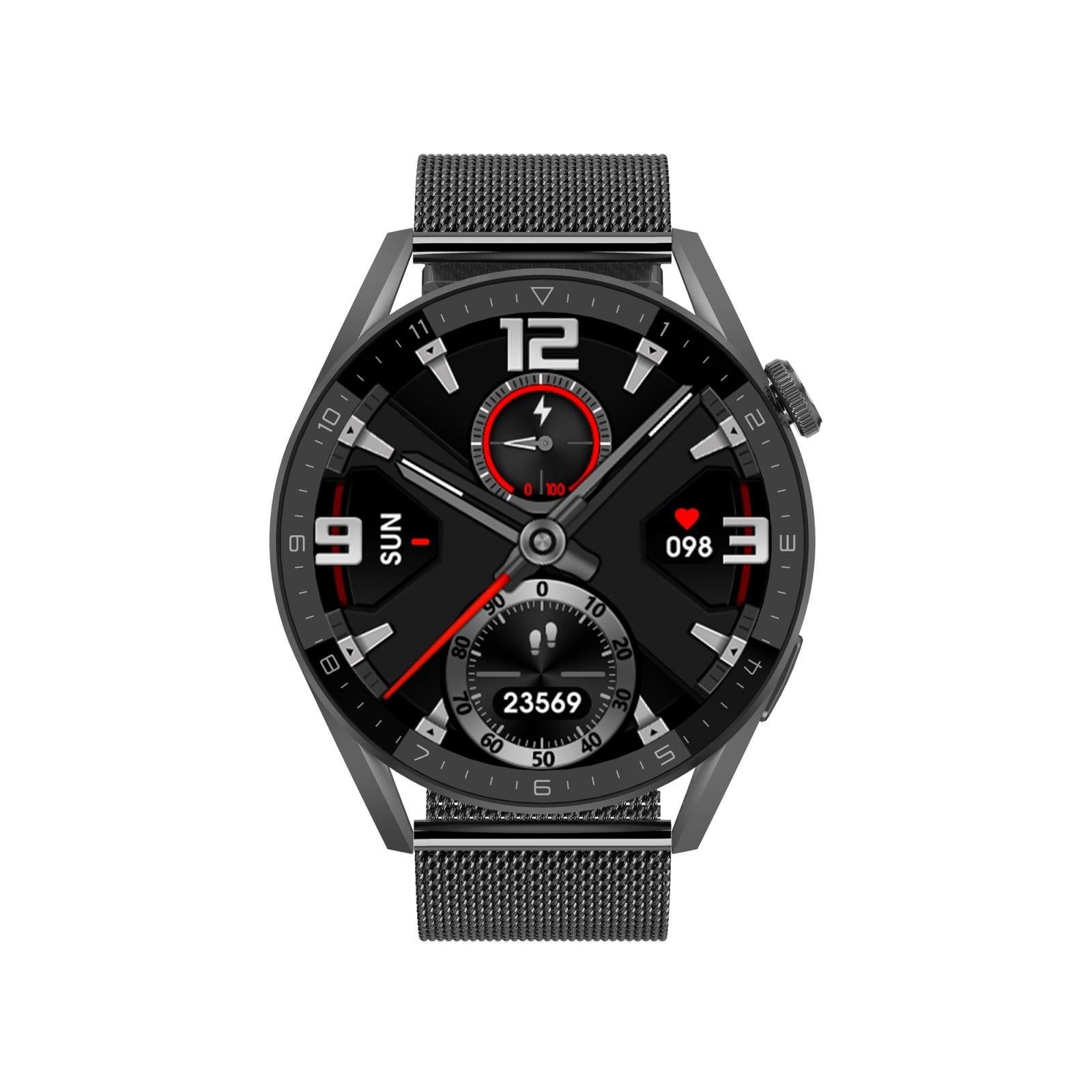 Smart Steel Watch With Colour Screen - Black 3