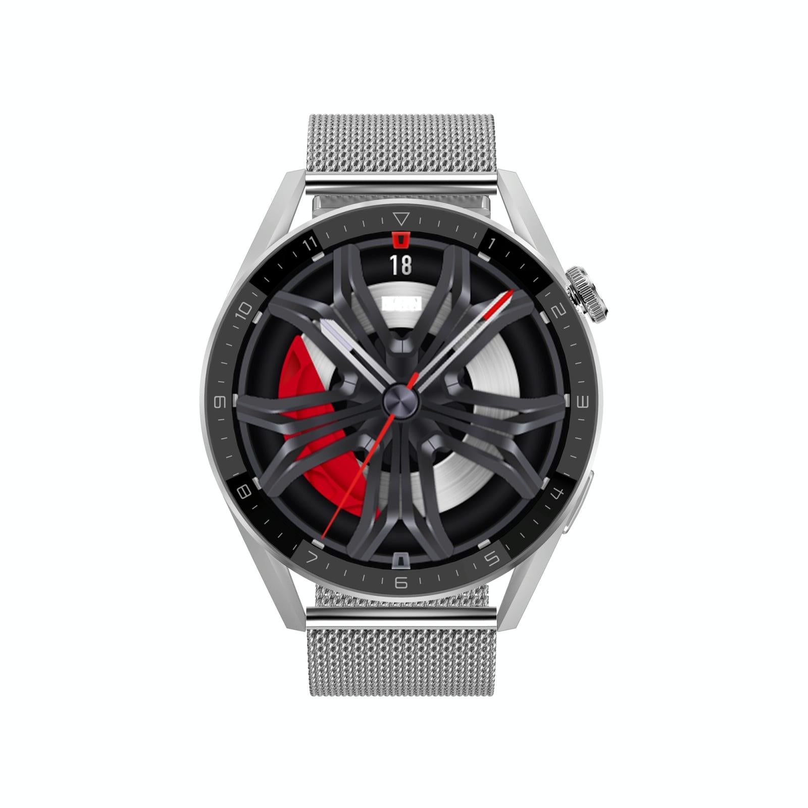Smart Steel Watch With Colour Screen - Black 11