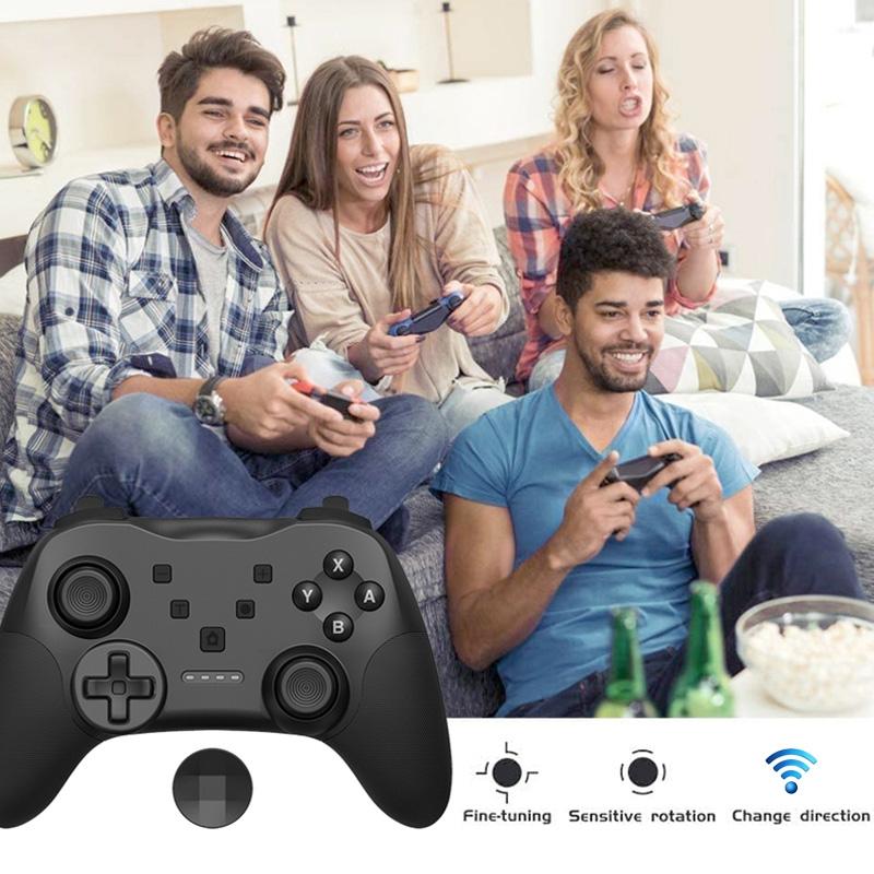 Wireless Bluetooth Game Console Handle for Nintendo Switch with Vibrating Gyroscope - Black 7