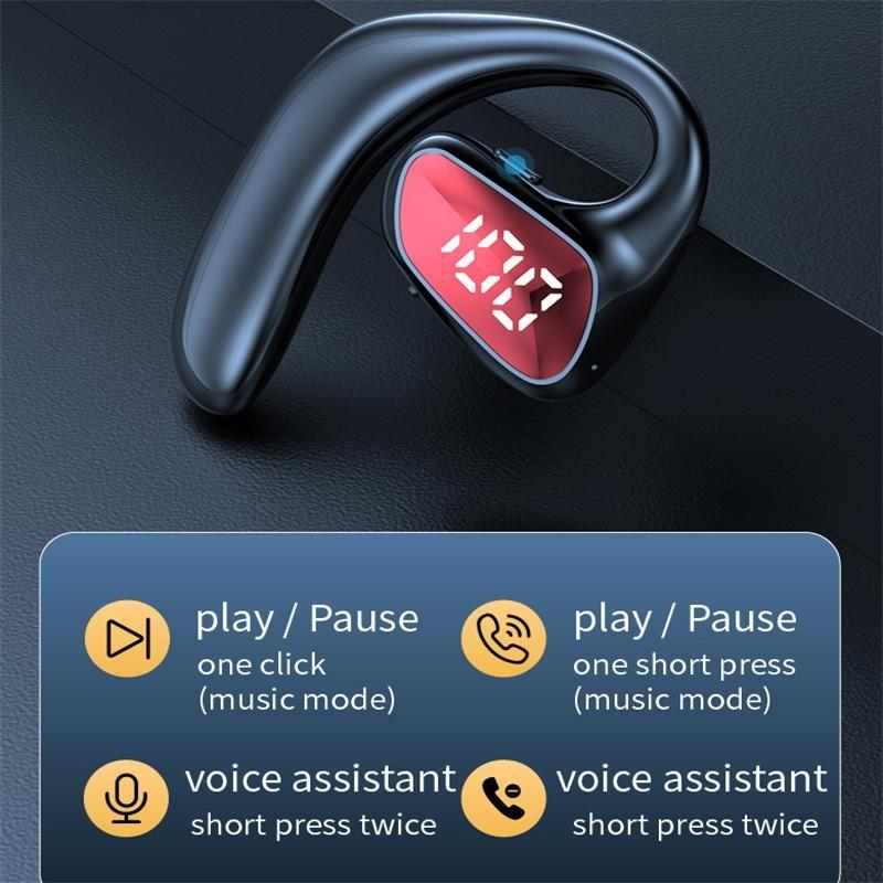 Air Conduction Bluetooth Earphone - Business Model - Black 3