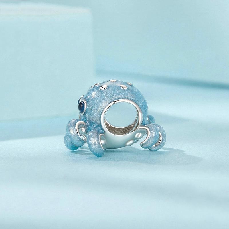 925 Sterling Silver Ocean Octopus Diy Beads 5