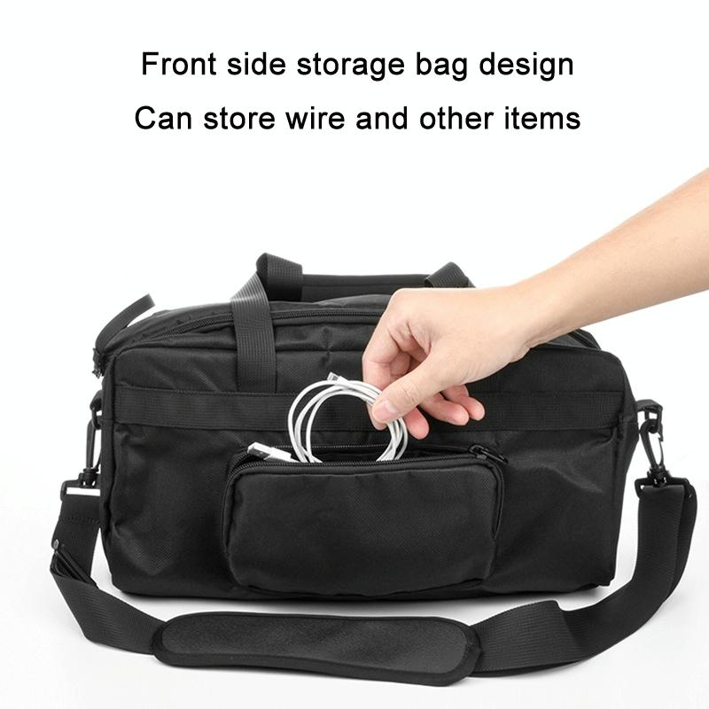 Double Zipper Speaker Storage Bag for Jbl Xtreme - Adjustable Black 5