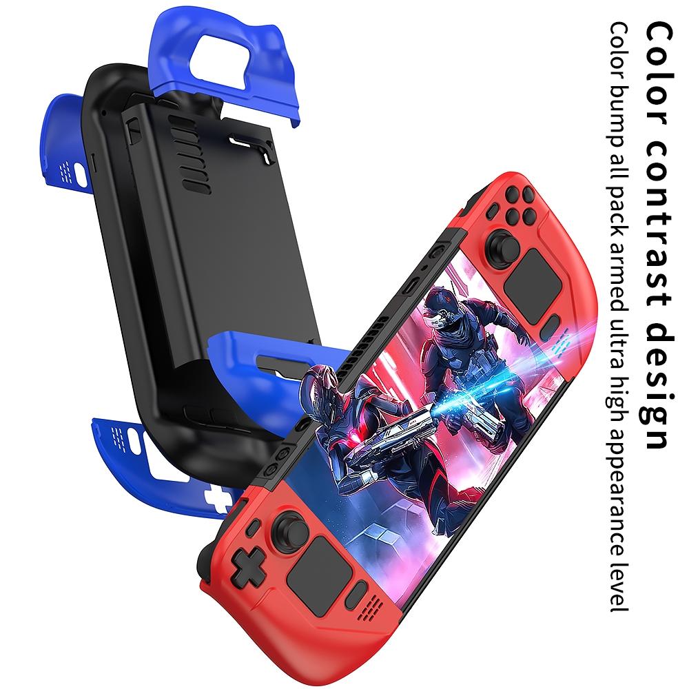 Anti-fall Game Console Case with Contrast Design - Black 4