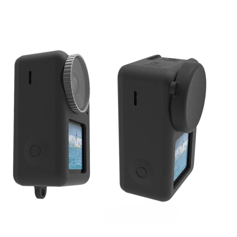 Protective Silicone Case with Lens Cap for Dji Action 3 - Black 7
