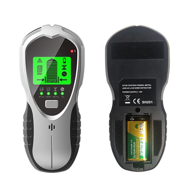 4-in-1 Multifunctional Digital Wall Detector - Silver / Black 3
