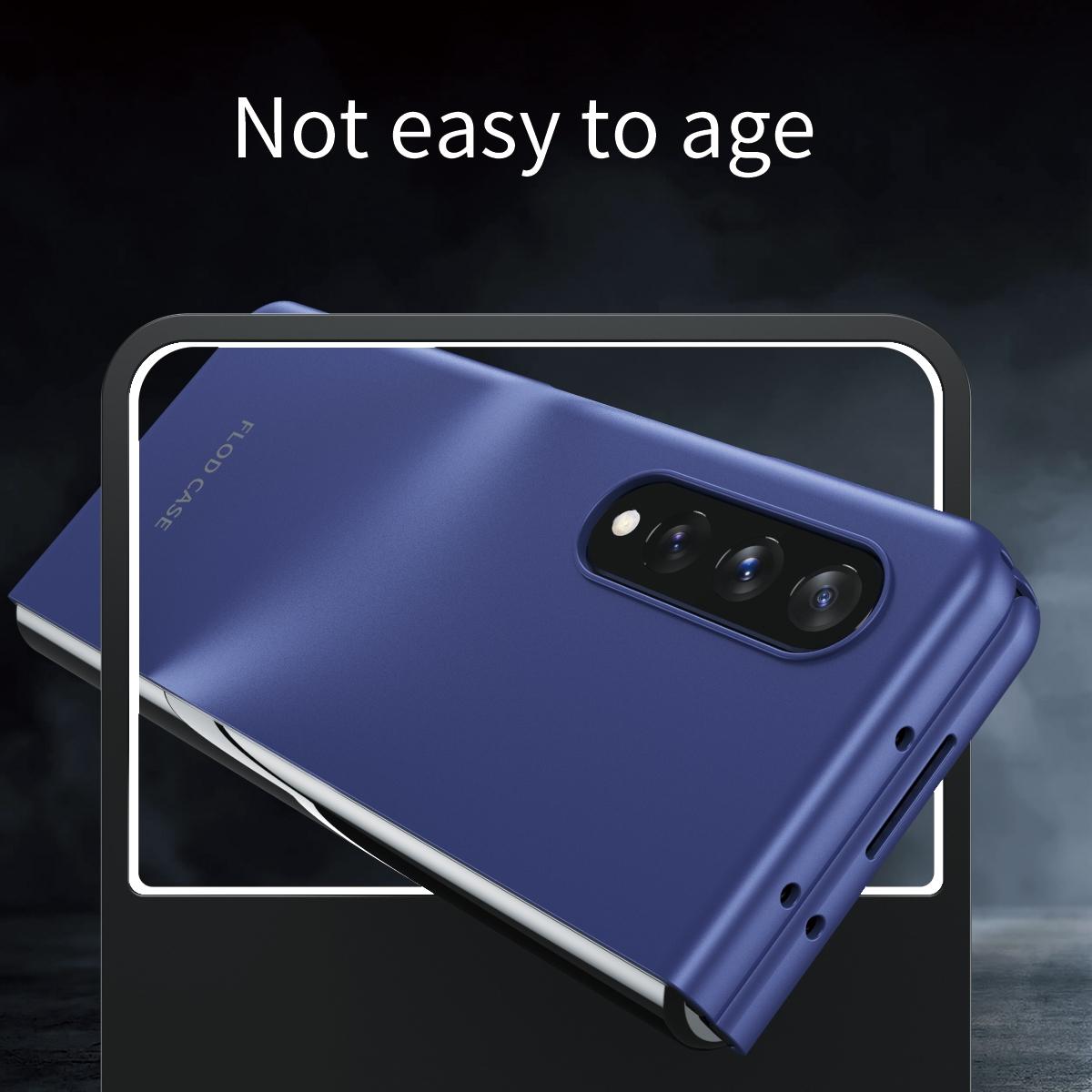 For Samsung Galaxy Z Fold4 5G Foldable Shockproof Phone Case - Blue 4
