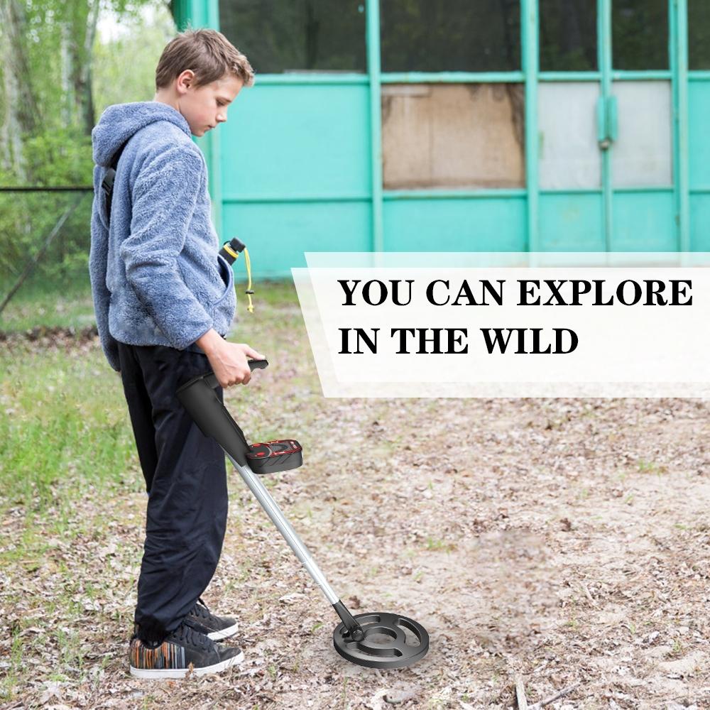 Kids Beach Metal Detector - Black 7