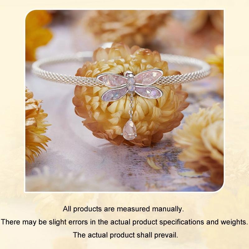 925 Sterling Silver Dragonfly Tassel Beads 5
