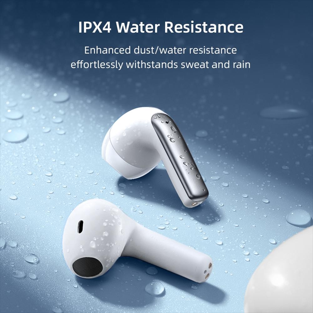 Jpods Dual Mic Bluetooth Earphones with Noise Reduction for Calls - Black 8