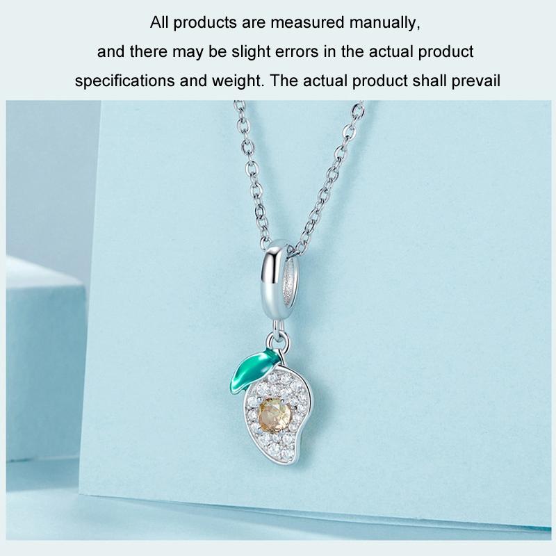925 Sterling Silver Mango Bracelet Pendant 5
