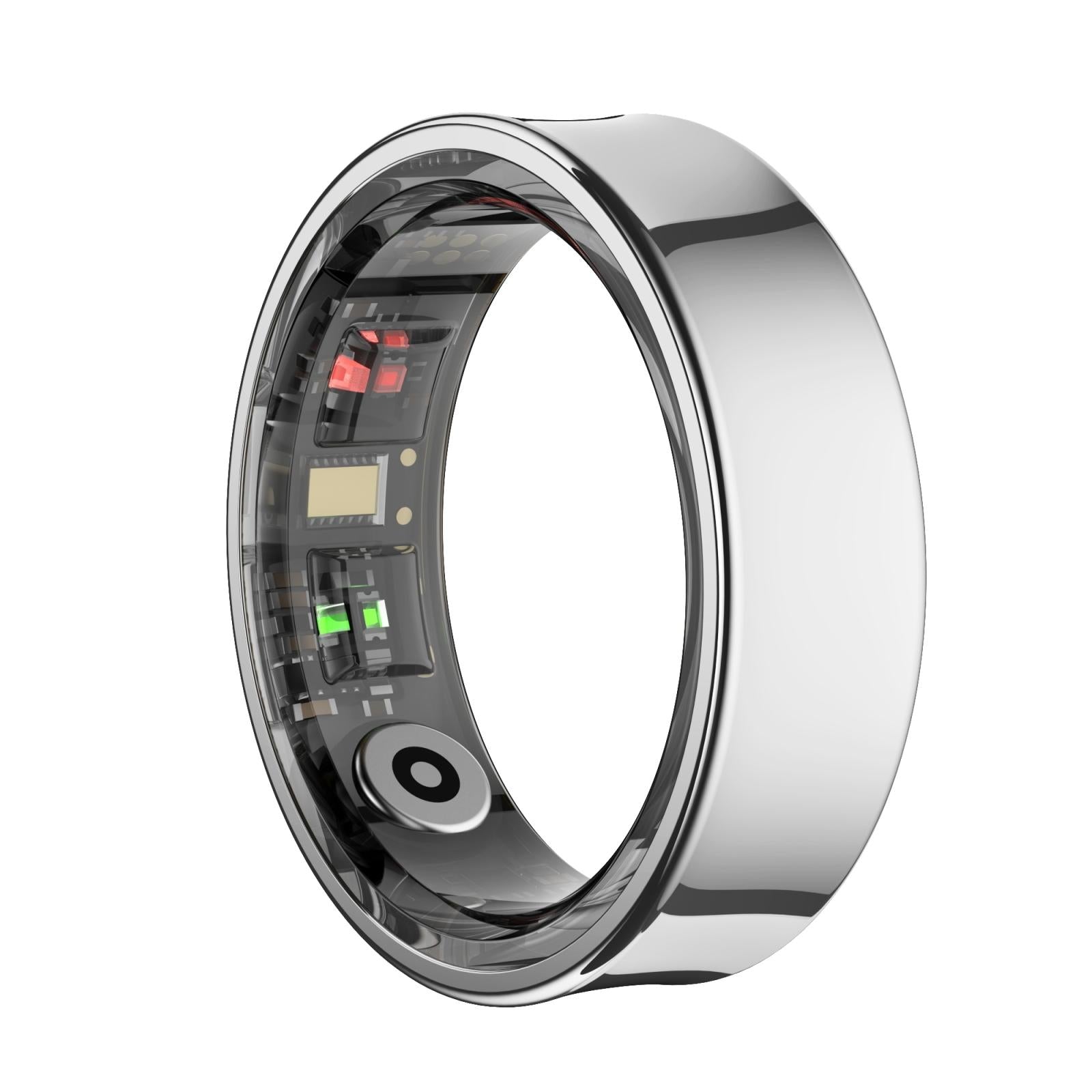 Smart Ring With Heart Rate Blood Oxygen Sleep Monitoring & Sports Modes - Size 10 - Black 13