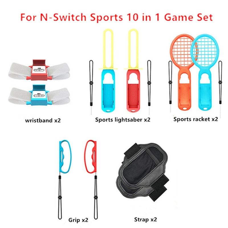Versatile Grip and Strap Set for Nintendo Switch - 10 in 1 3