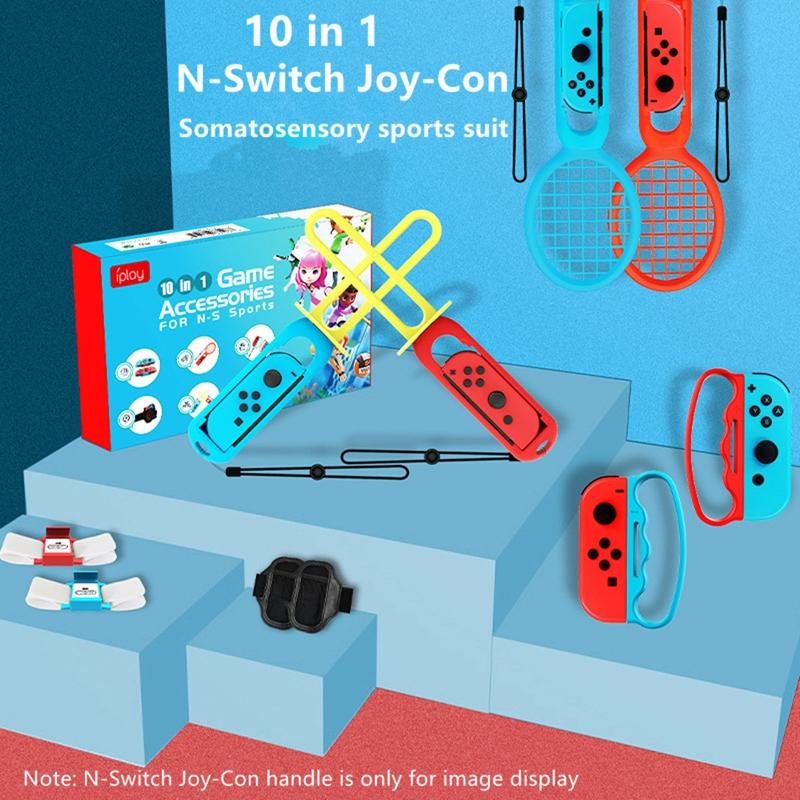 Versatile Grip and Strap Set for Nintendo Switch - 10 in 1 6