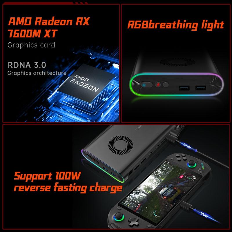 8Gb Portable Expansion Dock For Amd Radeon Rx 7600M Xt 7