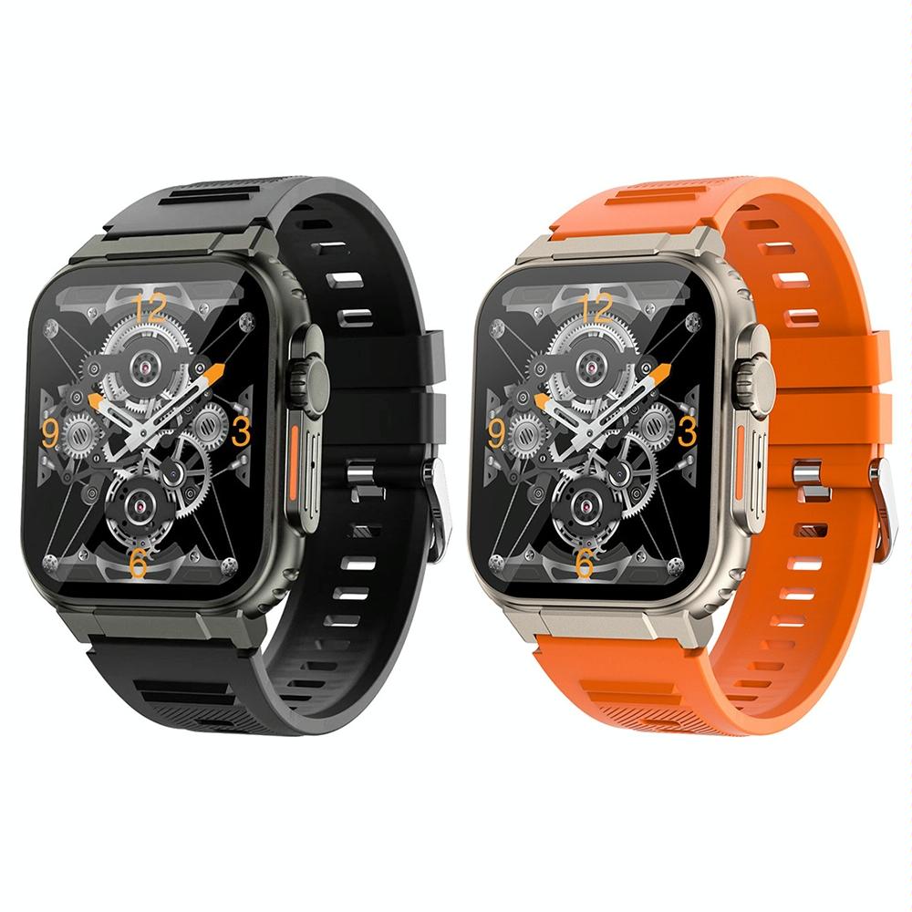 Ip68 Waterproof Bluetooth Smart Watch Health Monitor - Black 3