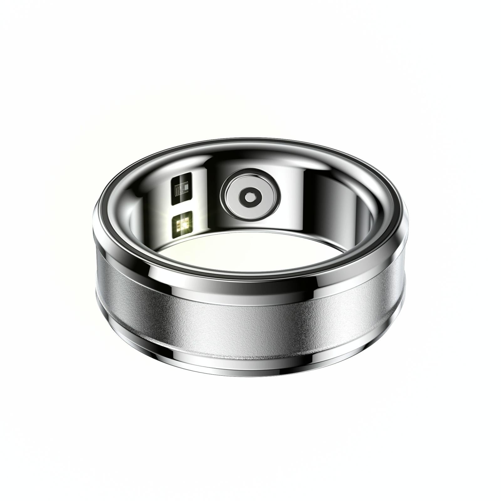 Smart Ring With Heart Rate Blood Oxygen & Sleep Monitoring - Size 18 - Gold 15