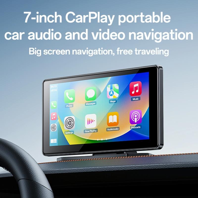 7 Inch Carplay Portable Car Video Navigation - Black 3