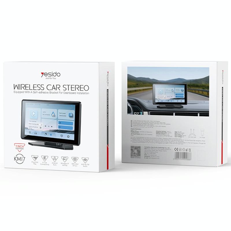 7 Inch Carplay Portable Car Video Navigation - Black 5