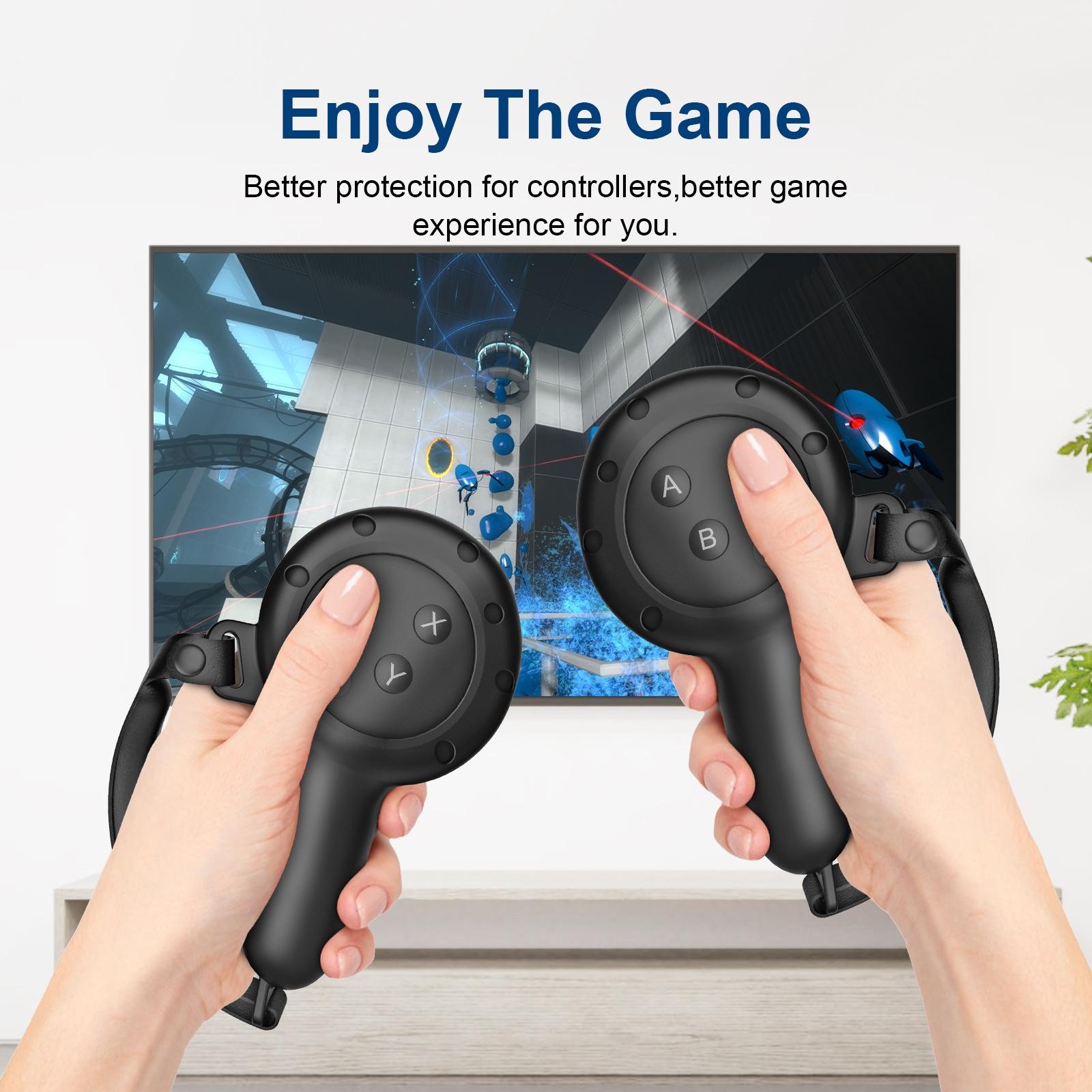 Meta Quest 3 Silicone Vr Cover - Light Grey 9