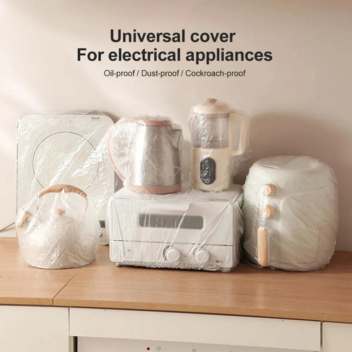 10-pack Disposable Dust Covers for Electric Cooker and Oven - 120x120cm White - 60X70Cm 6