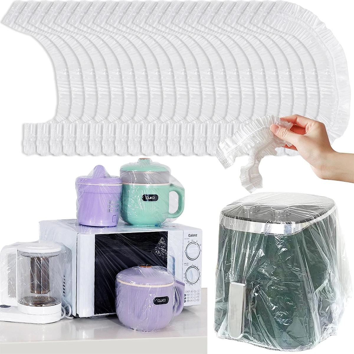 10-pack Disposable Dust Covers for Electric Cooker and Oven - 120x120cm White - 60X70Cm 12