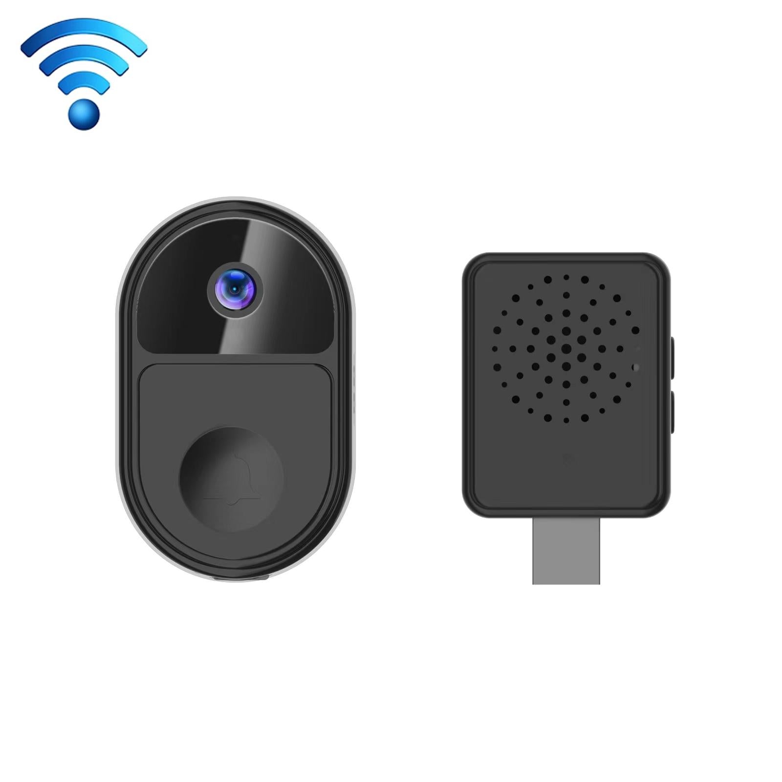 Smart Video Doorbell With Ultra Wide Angle And Two-Way Voice - Black 3