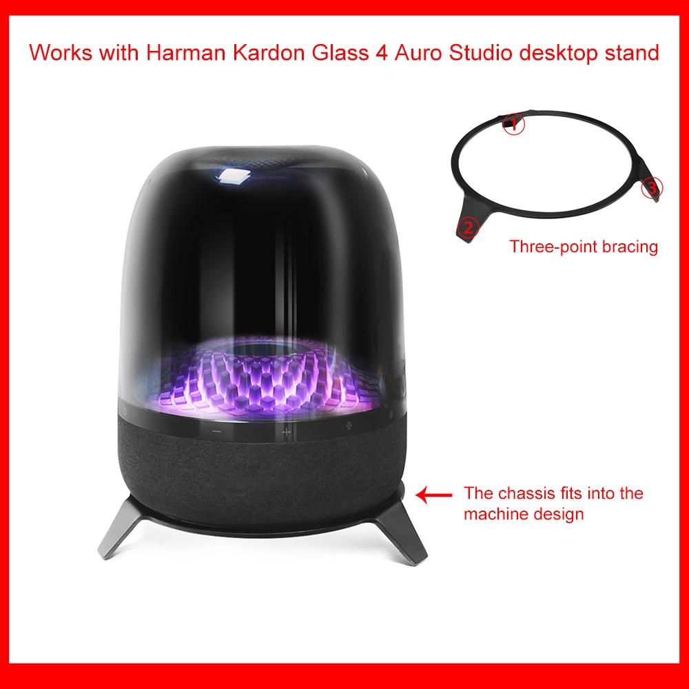 Metal Desktop Bracket for Harman Kardon Aura Studio 4 Speaker - Black 4