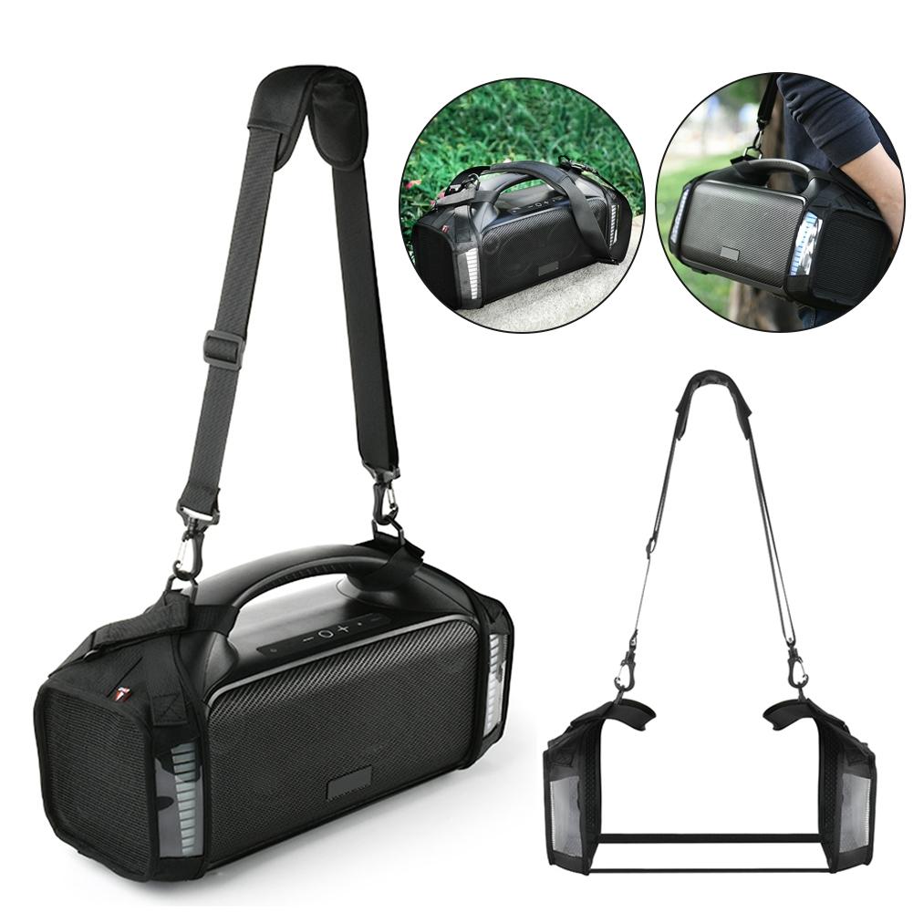 Protective Case for Tribit Stormbox Blast Speaker with Carrying Strap - Black