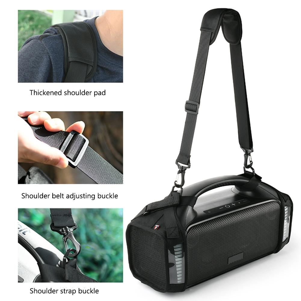 Protective Case for Tribit Stormbox Blast Speaker with Carrying Strap - Black 4