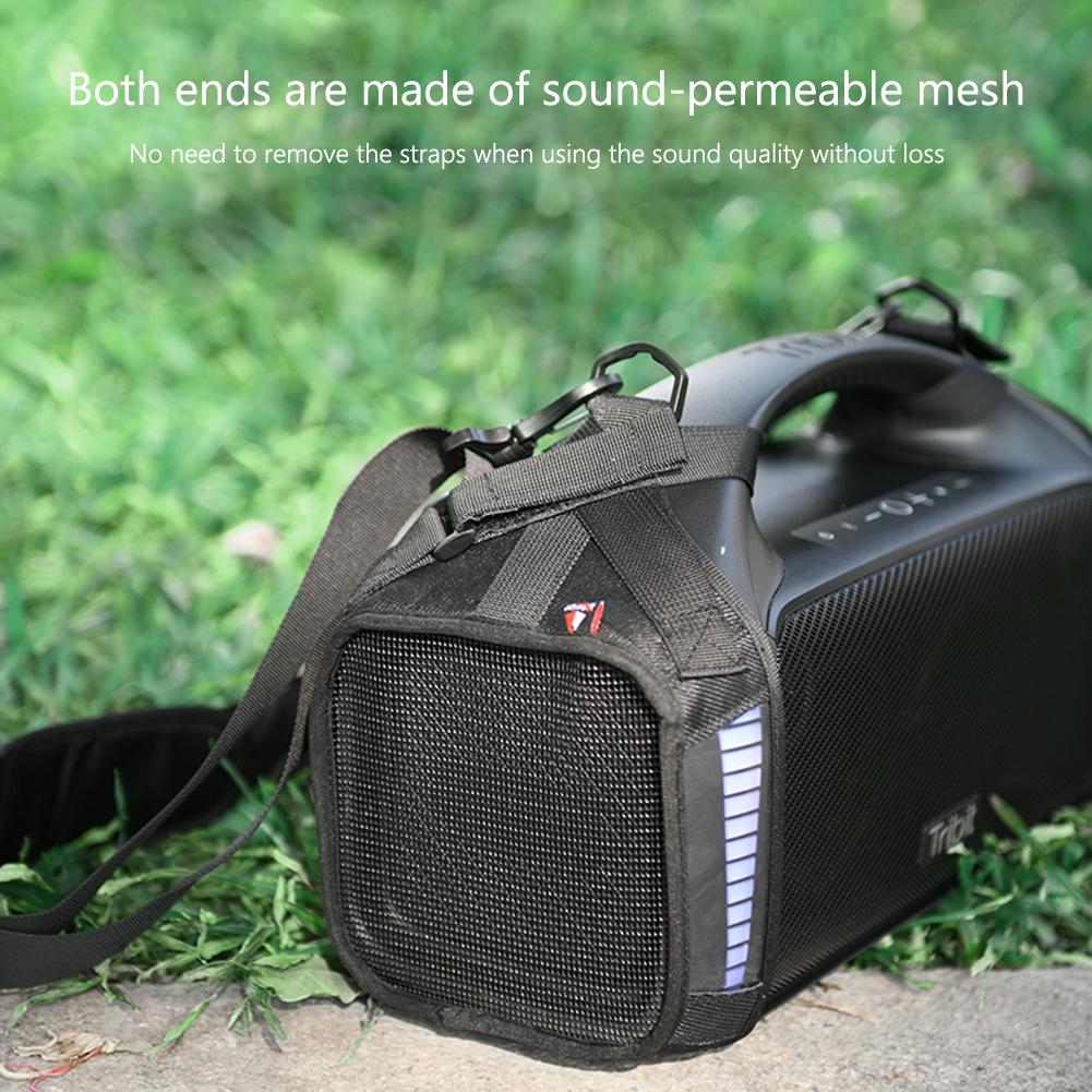 Protective Case for Tribit Stormbox Blast Speaker with Carrying Strap - Black 5