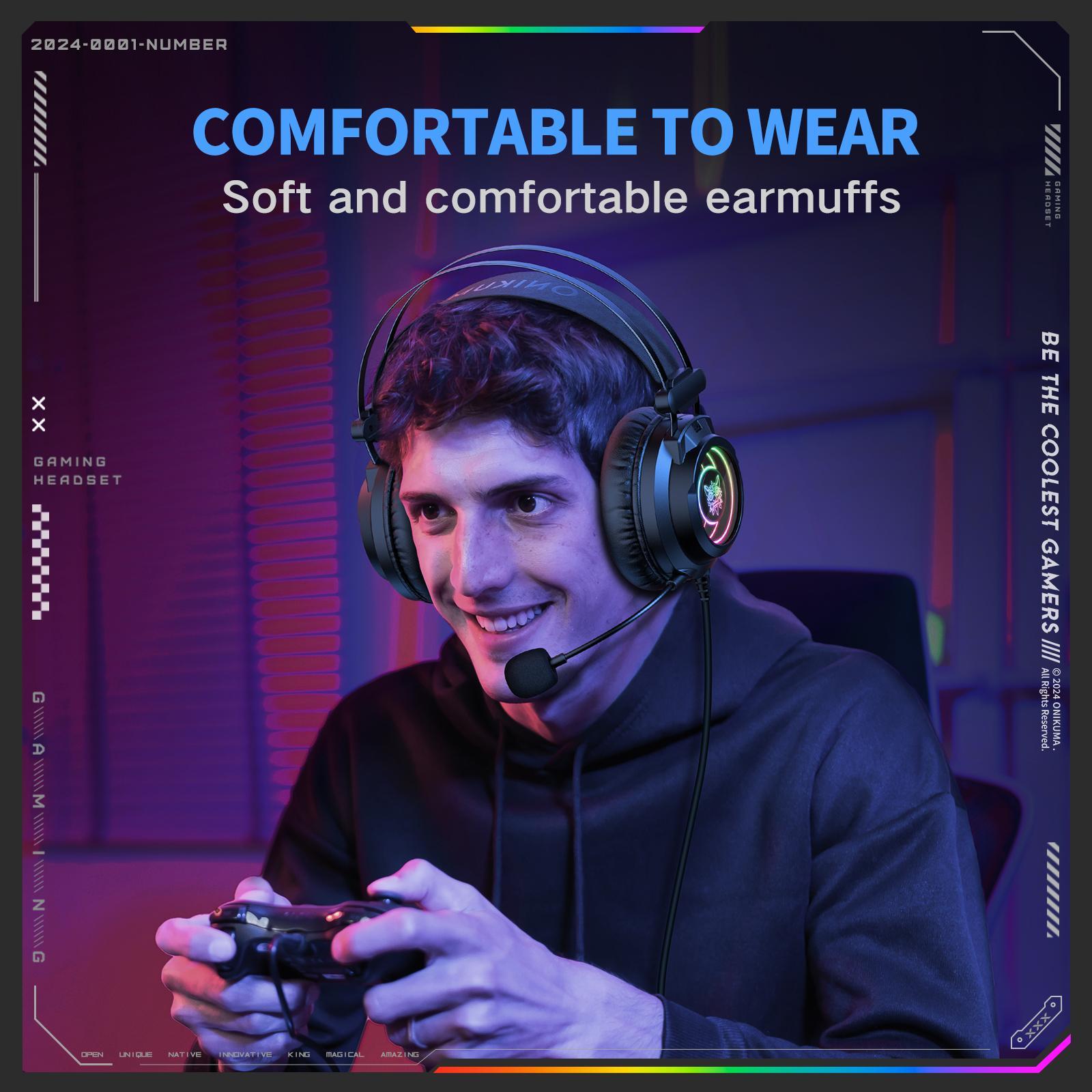 X80 Abyssal Mirror Gaming Headset Black 7