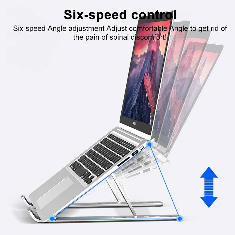 Lenovo Thinkplus Folding Laptop Stand - Silver 4
