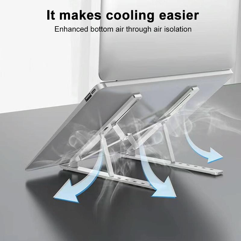Lenovo Thinkplus Folding Laptop Stand - Silver 7