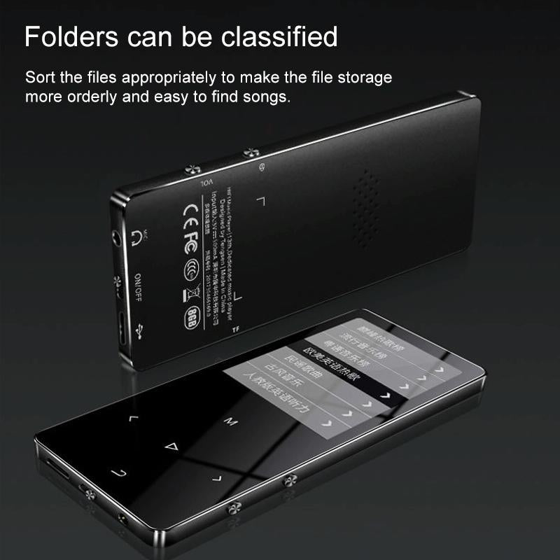 1.8 Inch Metal Bluetooth Mp3 / Mp4 Player With Touch Screen 8Gb - 8Gb Black 4